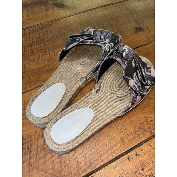 Womens Rebecca Minkoff‎ Giana Espadrille Bow Sandals Purple Slides Size 9M - Picture 6 of 13